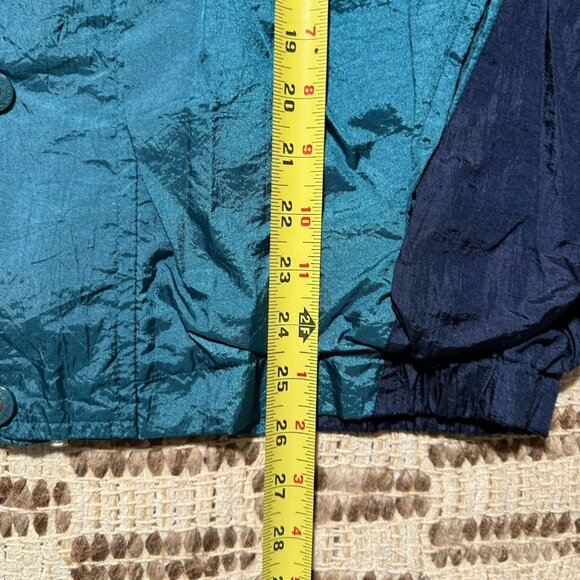 VTG Christian Dior Monsieur Mens XL Windbreaker Track Jacket 90s Color block - Picture 8 of 10